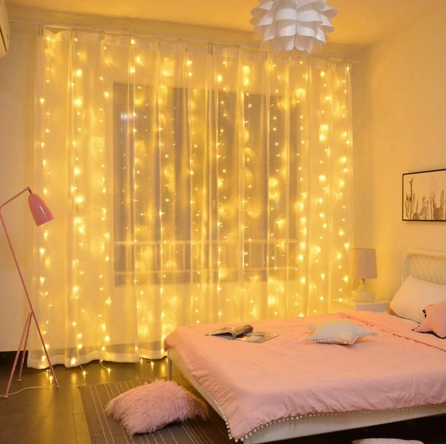 Fairy Curtain Lights 10x10 ft