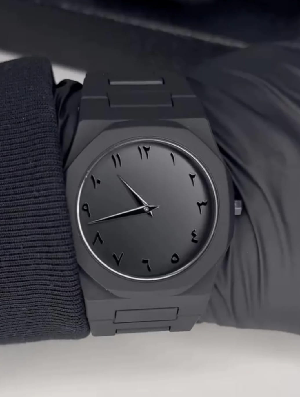 Black Arabic Watch