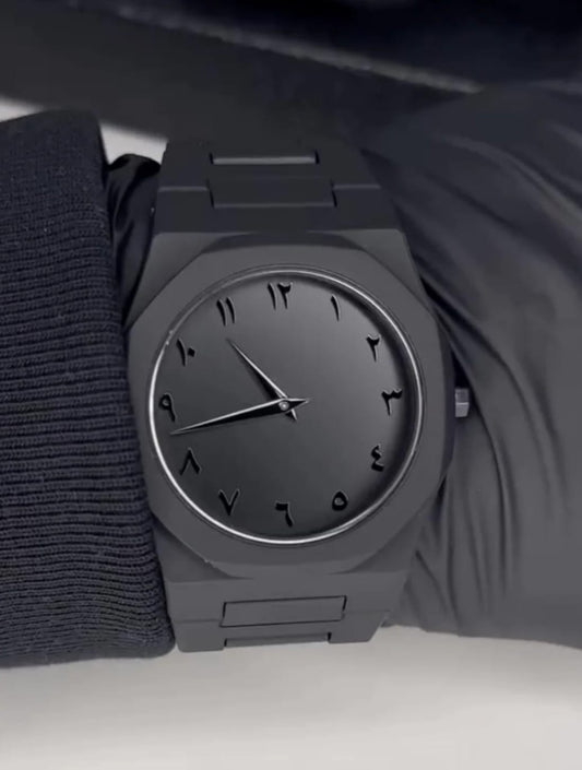 Black Arabic Watch