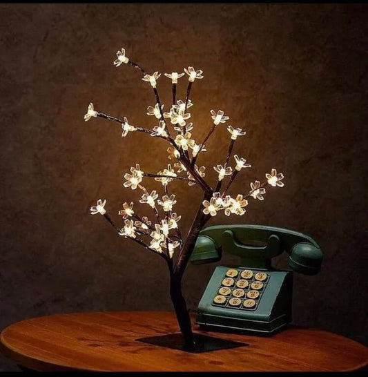 24 Led Cherry Blossom Table Lamp
